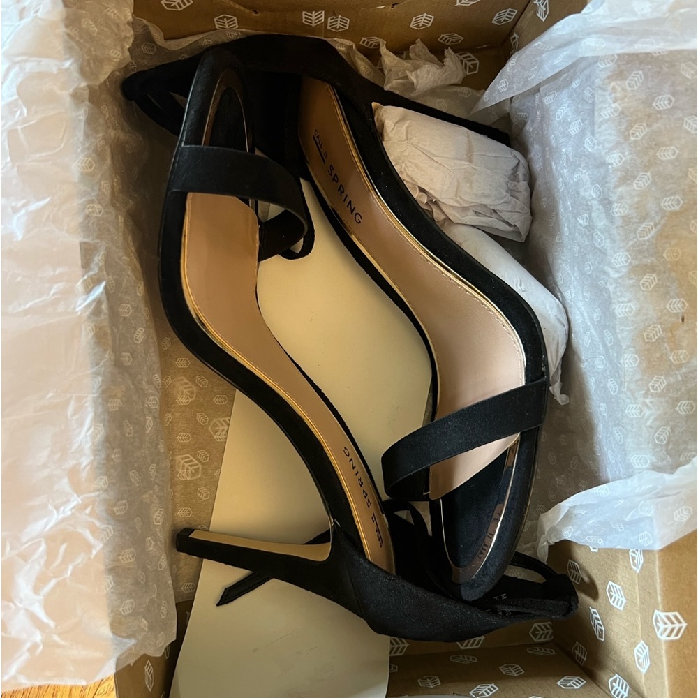 Call it spring black high heels